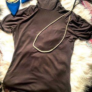 Stretch Classic Slate Grey Turtleneck